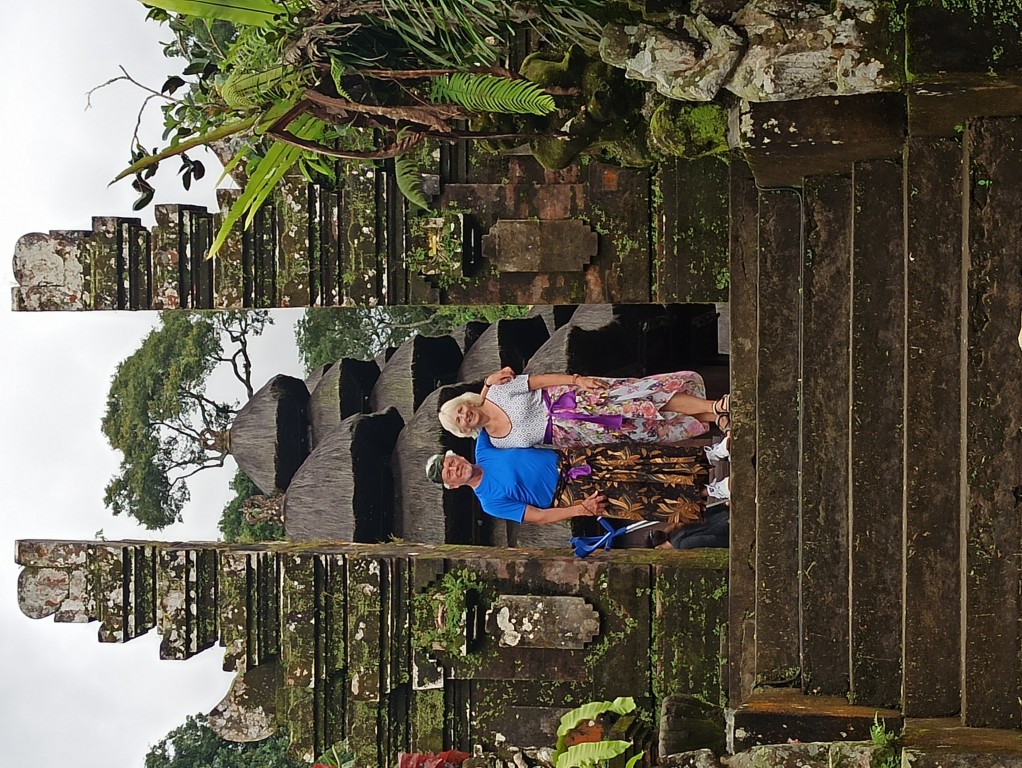 Marile und Wolfgang in Bali